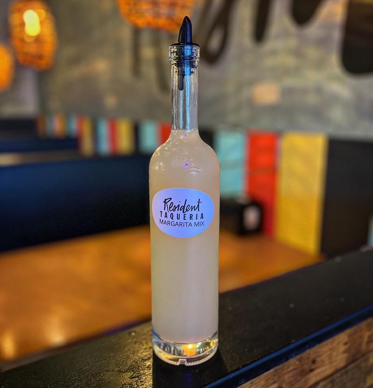 All New Resident Margarita bottles / fills 5 glasses / don&rsquo;t need to wait in line for a second round / try it out with your group