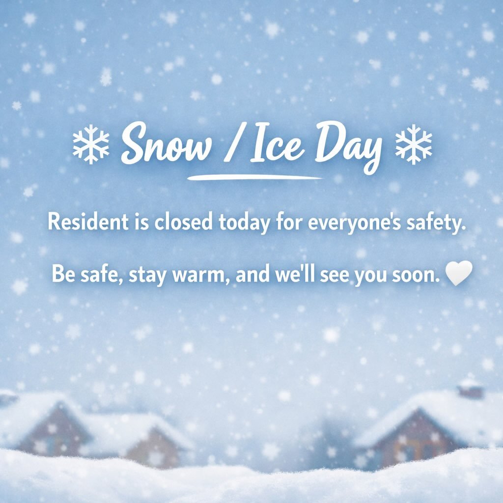 Probably didn&rsquo;t have to close but we rather our team be safe!  Hope you all understand.  Be safe and warm! ❤️