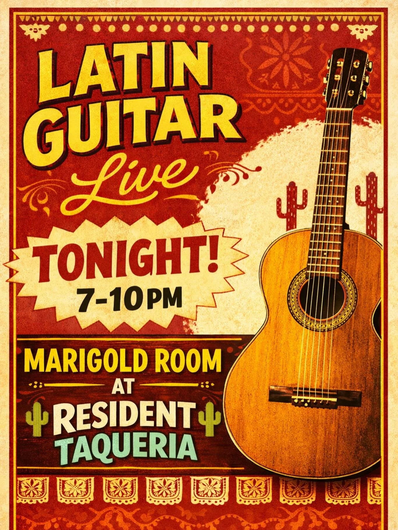 Tonight! Spring Break Starts at Resident Taqueria Marigold Room!