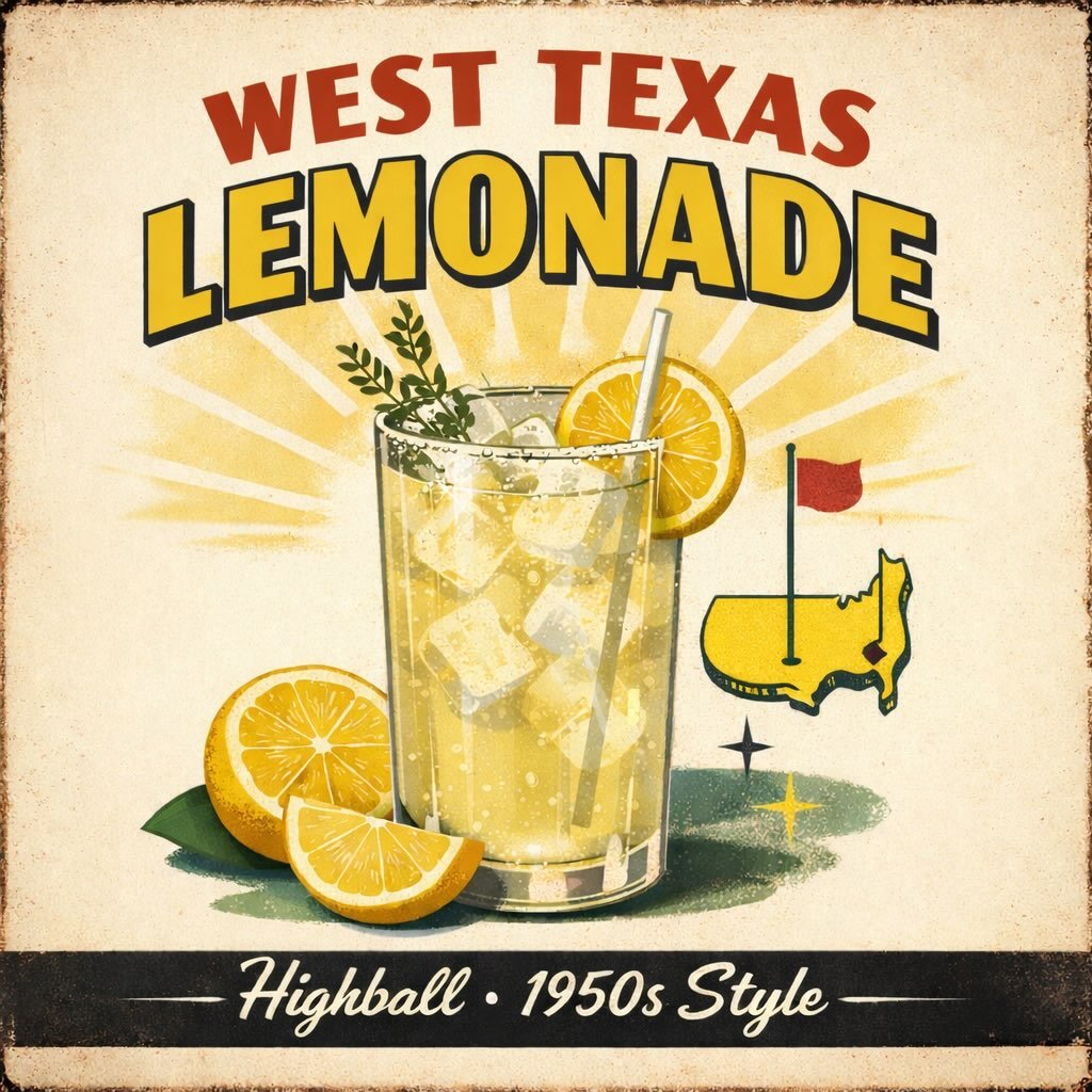 Let&rsquo;s kick off this 2026 Masters by drinking our Resident West Texas Lemonade!