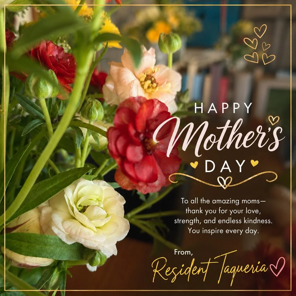 Happy Mother&rsquo;s Day to all the incredible moms in our community.

Thank you for the love, strength, patience, and warmth you bring into the world every single day. Today we celebrate you and all that you do for your families and those around you