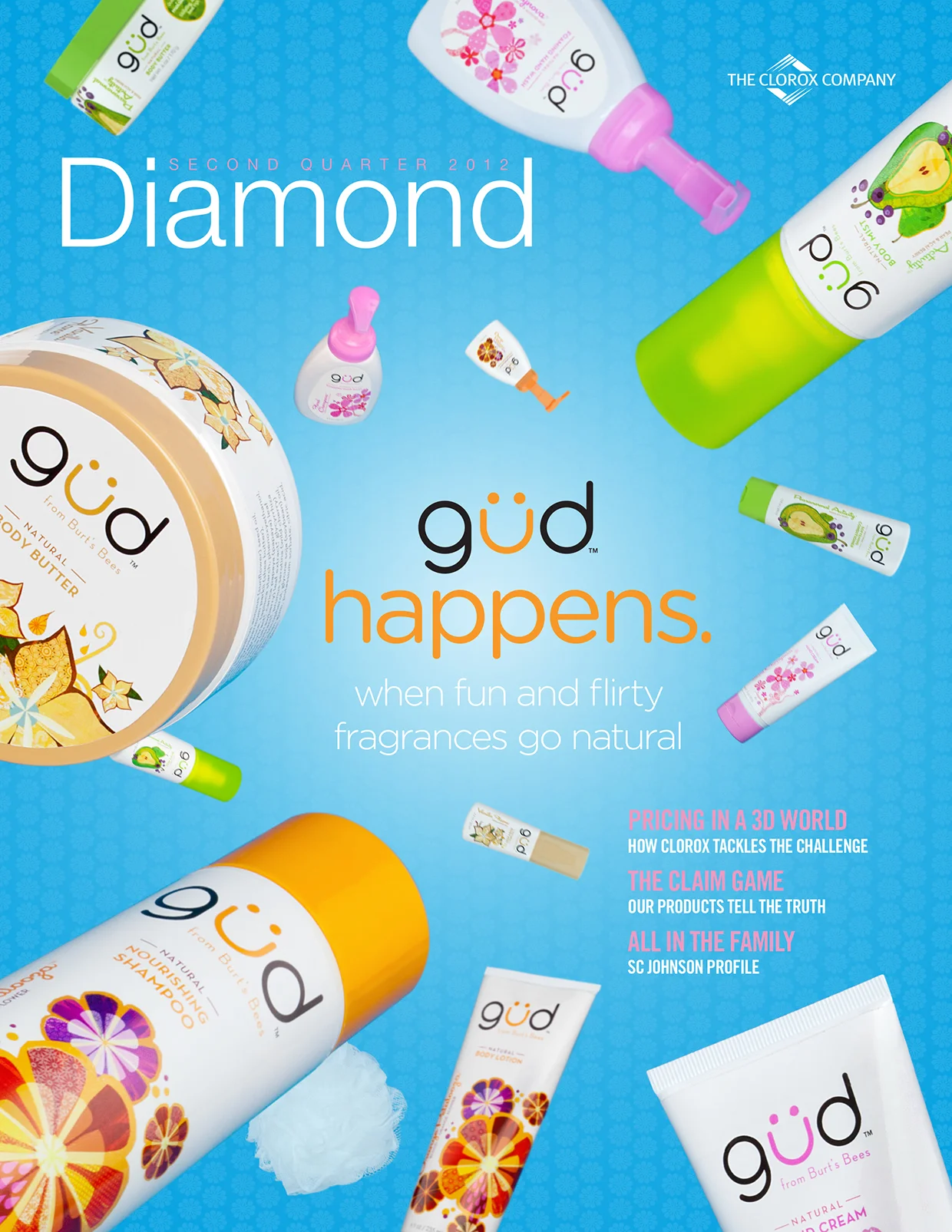   Diamond Q2 2012 Gud Happens. Each element was photographed independently then composited in photoshop.  
