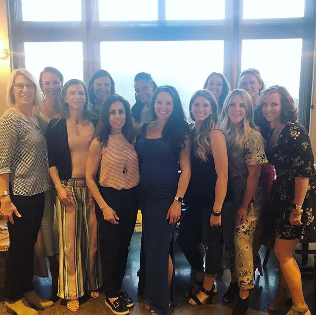 This week has been filled with some difficult goodbyes both in and out of the gym, culminating in the sweetest baby shower/going away lunch with my CFC babes ❤️
7 years of literal blood, sweat and tears alongside these women-seeing them every day thr