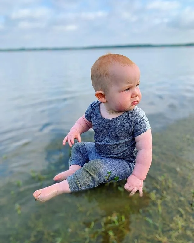 As my boys left for the lake I yelled &ldquo;make sure the baby stays clean!&rdquo;.....#wildboy #waterbaby #maverick
