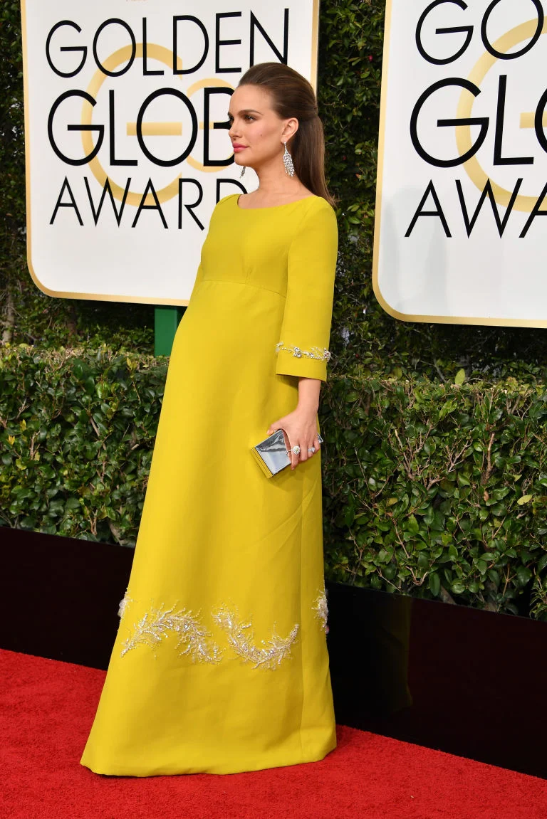 Natalie Portman, wearing Prada