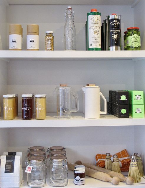 Ph: Kitchen dry goods: My faves Frankies 457 olive oil and fab wooden rolling pins
