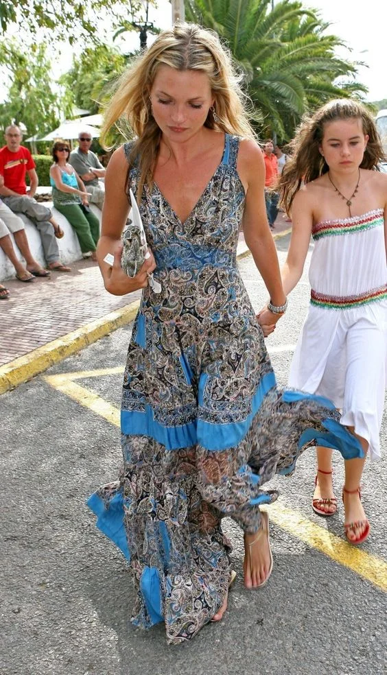 Ph: Kate Moss in Ibiza