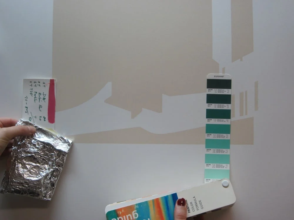 Selecting colors for Fingerpresse lithographs. Keystone Editions, Berlin, Germany, 2012.