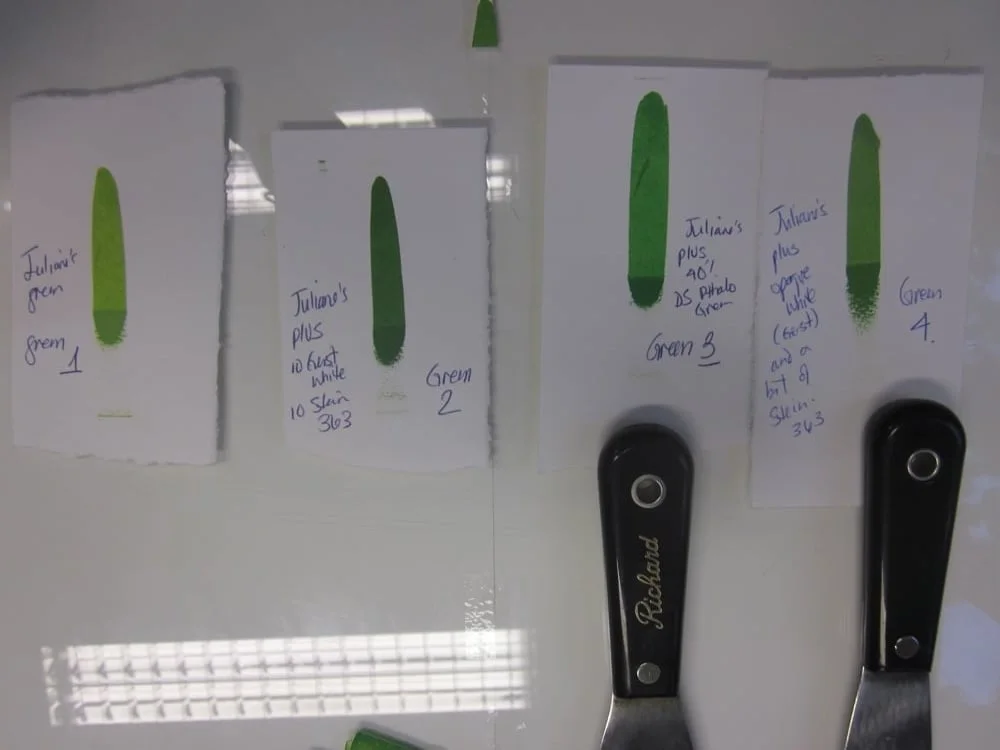 How many greens do you have to mix to find the right one? Keystone Editions, Berlin, Germany, 2012.