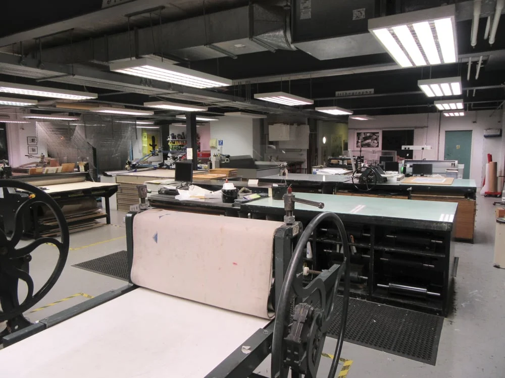 In the fall of 2015 I was an artist in residence at Dundee Contemporary Arts in Dundee, Scotland where I continued my research in laser engraving into prints.