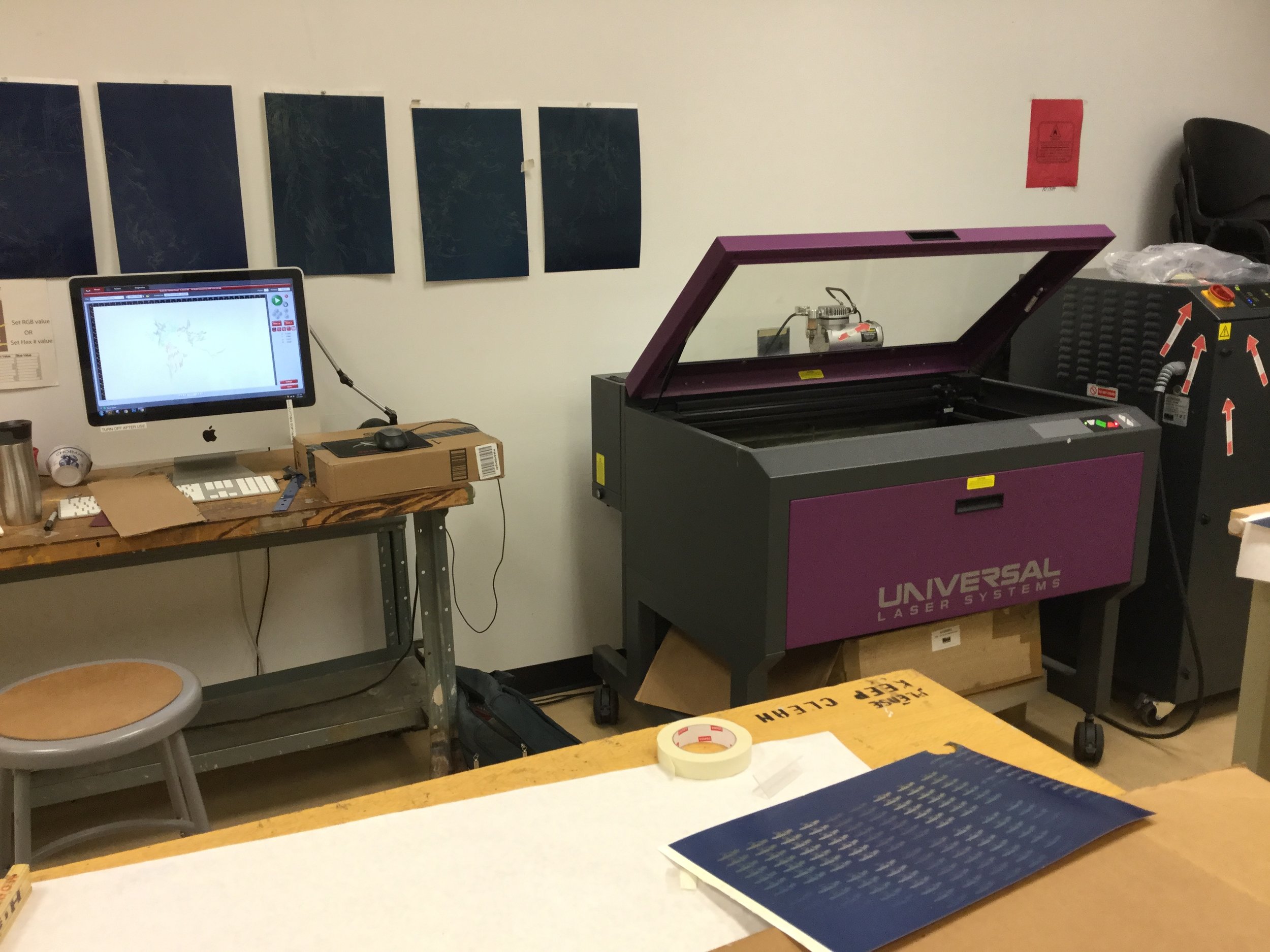 Sarah Pike — Process: Laser Engraving