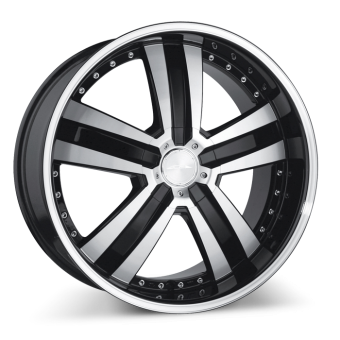 DELUXE C899 | Black with Black Lip/Machined Stripe