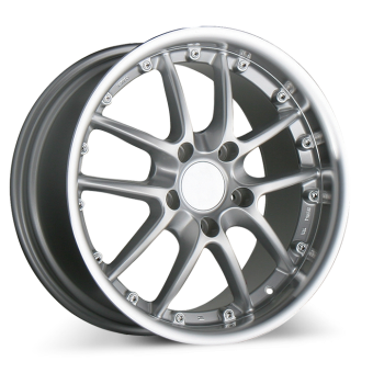 SPYDER for Porsche A130B | Silver with Machined Lip