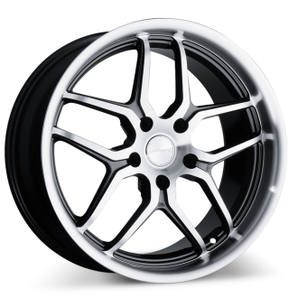 VERTEX D659 | Gunmetal with Machined Face and Lip