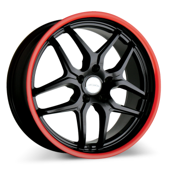 VERTEX D659 | Black with Red Lip