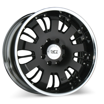 VOLT (2pcs) C811 | Black with Chrome Lip