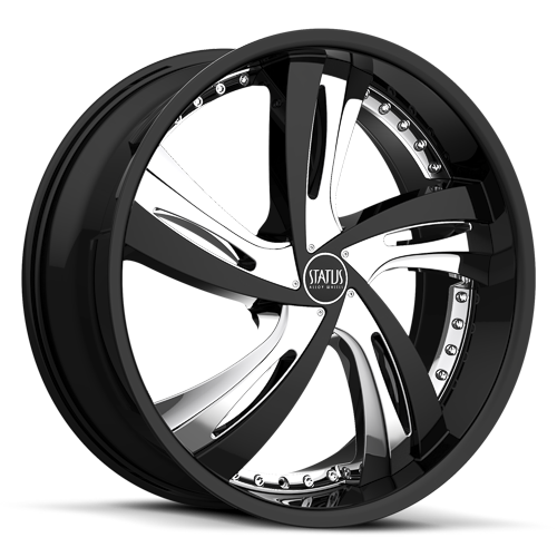 S835 FANTASY Gloss Black w/ Chrome Inserts