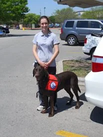 Legend getting ready to train in Wal-Mart