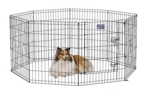 round dog crate