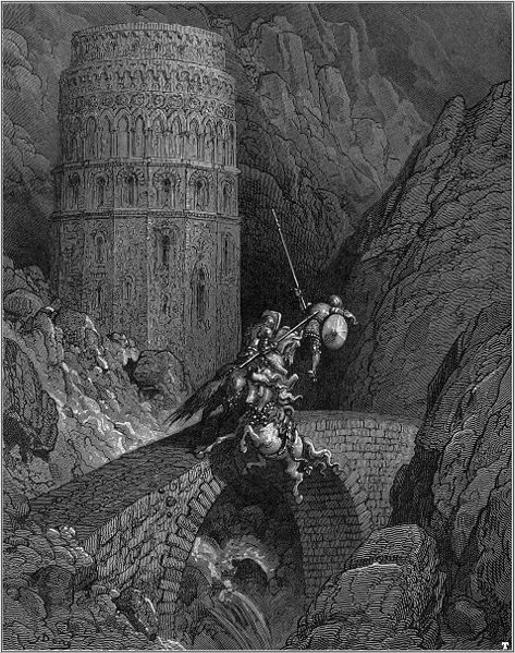 Gustave Doré, illustration from Ludovico Ariosto’s Orlando Furioso , 1877.