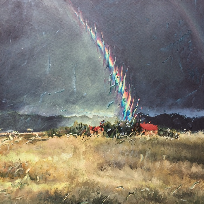 Claire Peery - "Rainbow Through Wet Glass"