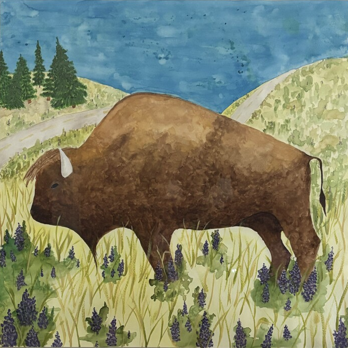 Christina Weller - "Yellowstone Bison"