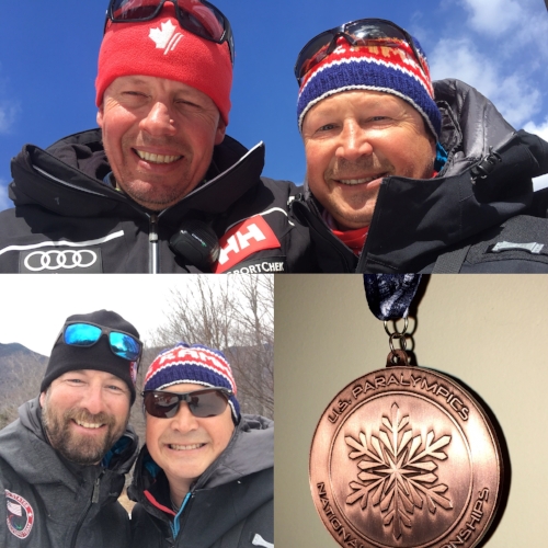 Lasse Eriksson, Ray Watkins, and Kevin Jardine - Coaches of the US and Canadian Para Alpine Ski Teams.