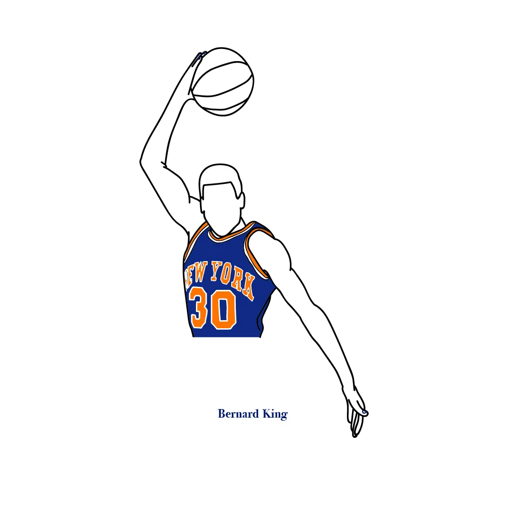 BERNARD KING // 1982 - 1987 ©2018