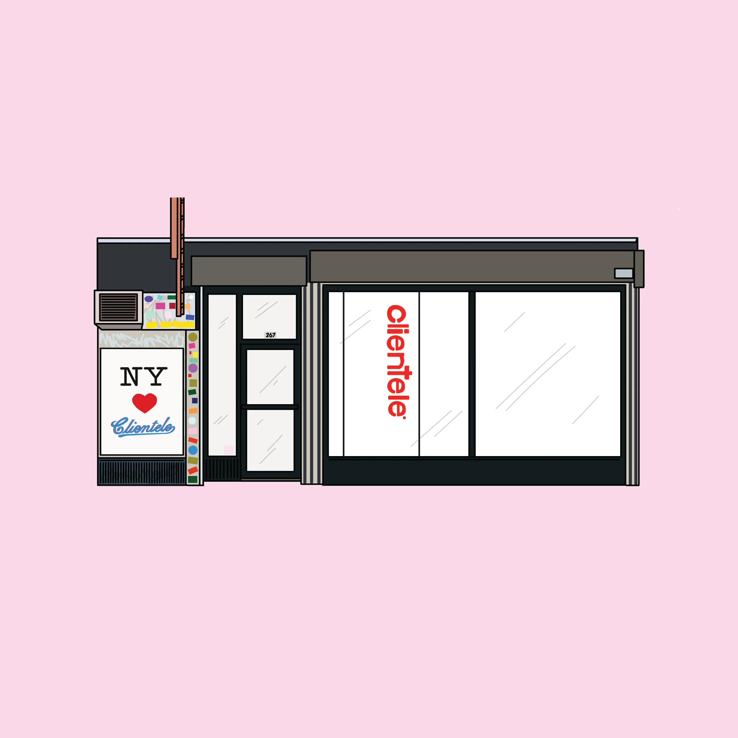 Clientele ~ 267 Lafayette Street, NY, NY. © 2019