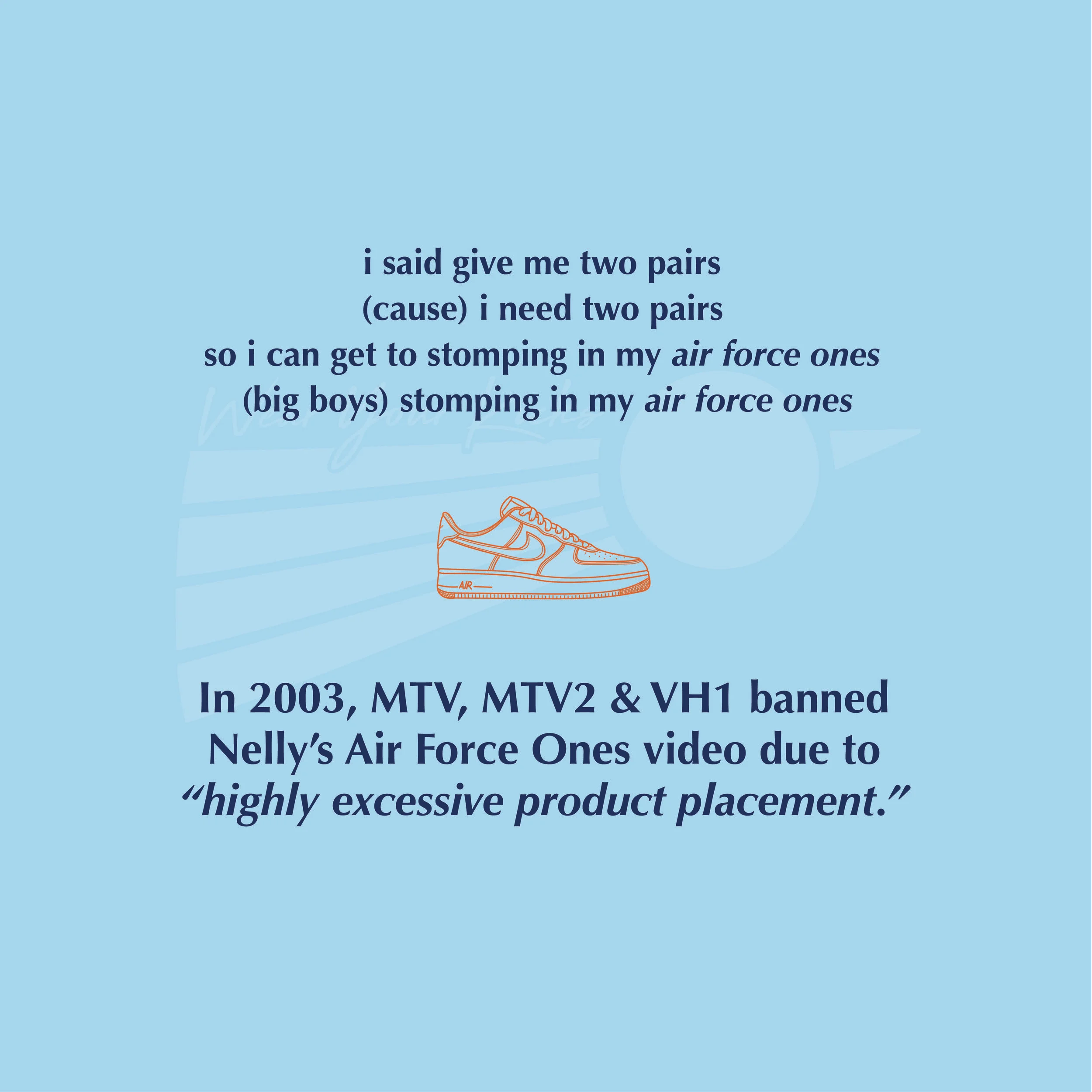 Sneaker Fact : Nelly & AF1 © 2019