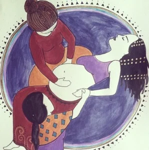 Happy Birth On The Farm...Except For The Cat