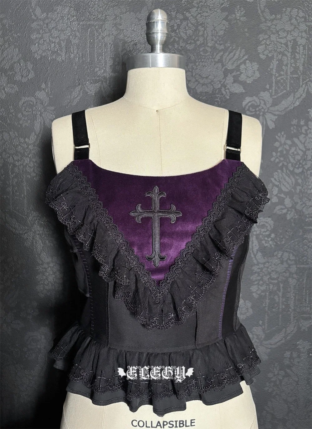 Garbage Bustier #002 (purple)