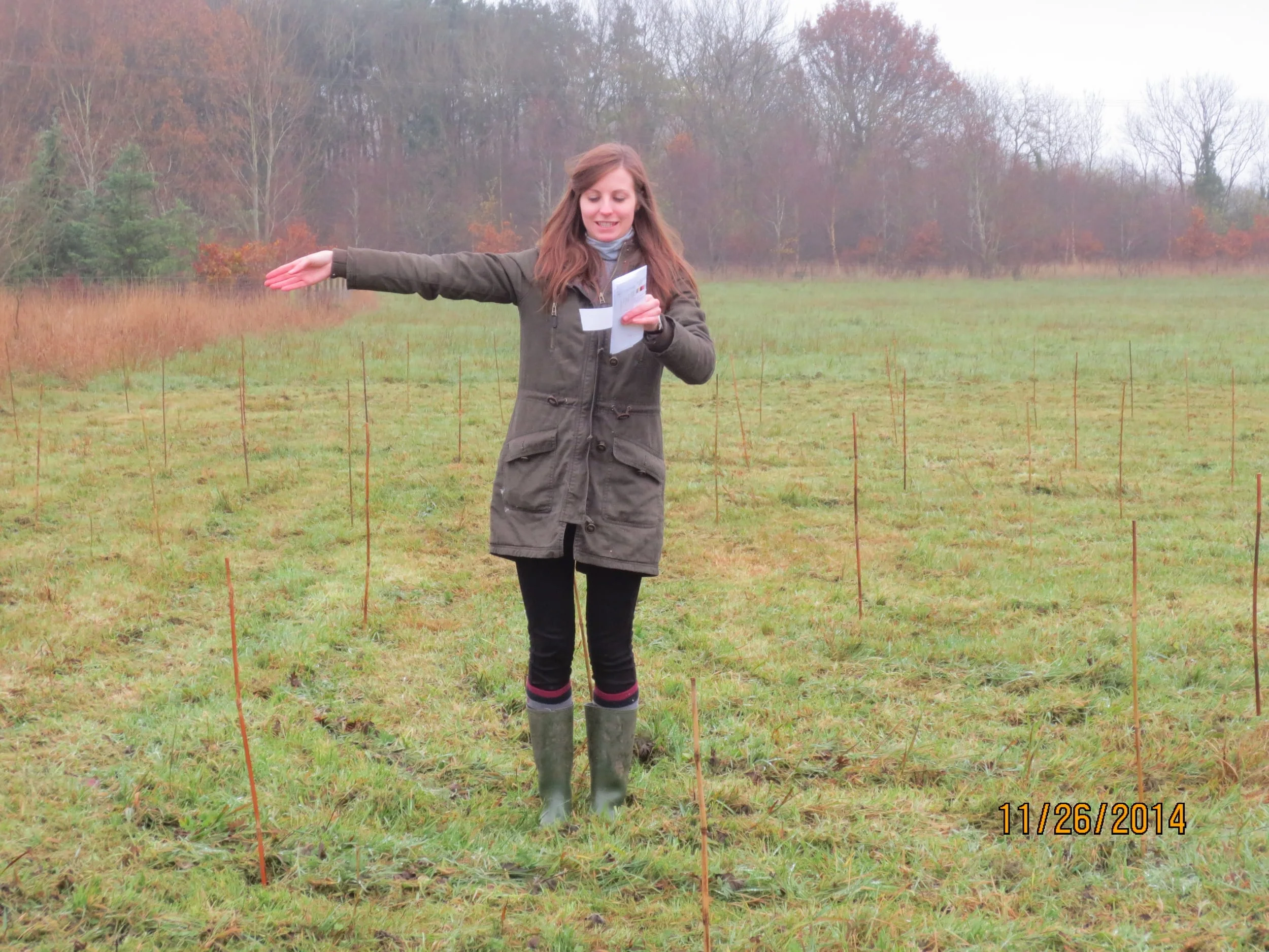 When Hannah met Carole at the Forest Gardening Course
