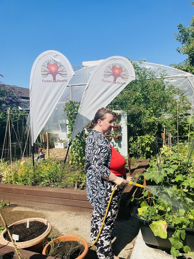 Vikki volunteering with forest of hearts.jpg