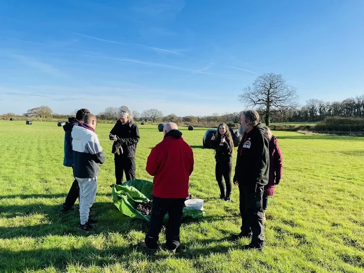 making a labyrinth event.webp