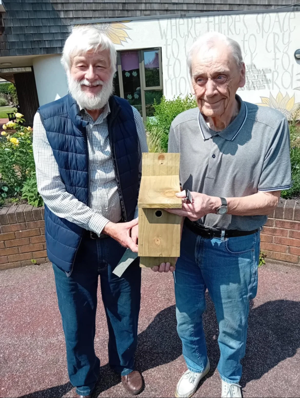 creating bird boxes at Mary Ann Evans Hospice.jpg
