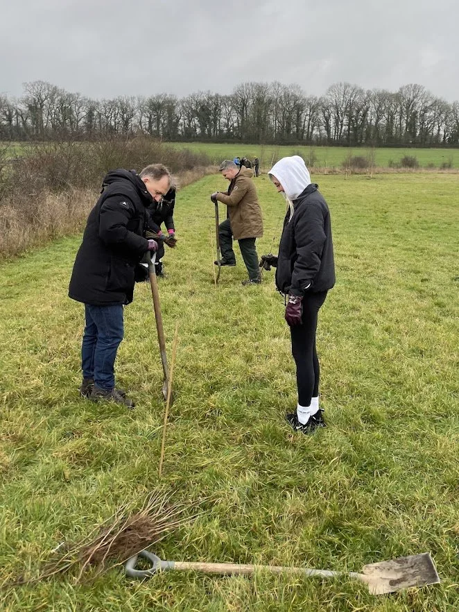 Tree planting volunteers from Menarini Diagnostics.jpg
