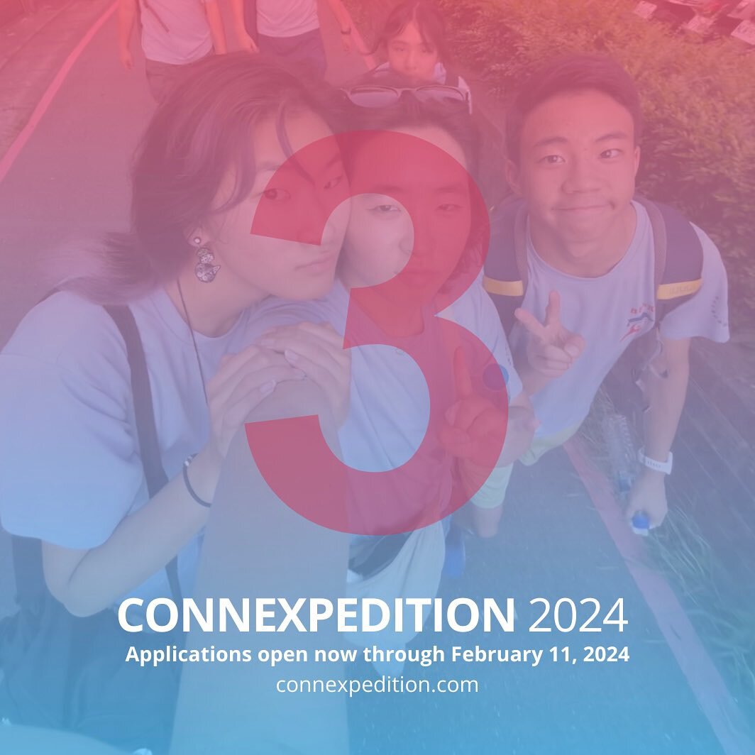 3️⃣ days left to get those applications in!! Go go go!! 🏃&zwj;♀️💨🏃&zwj;♂️💨

DM us with any last minute questions!! And remember to schedule your interview if you haven&rsquo;t done that yet!

#connexpedition #connexpedition2024