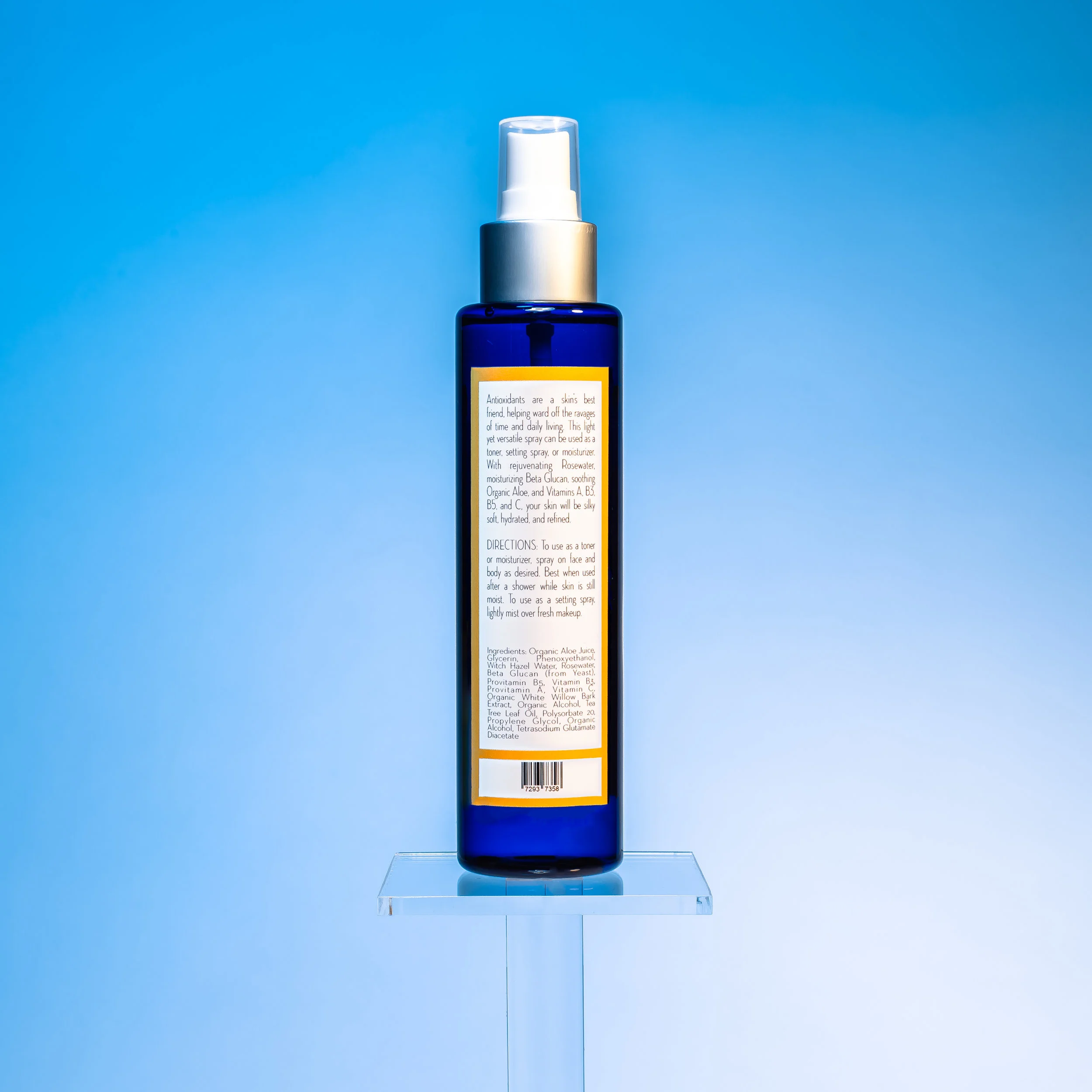 can you use toner as a setting spray
