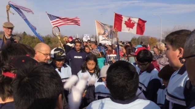 Rally for Standing Rock. Source: CTV News London