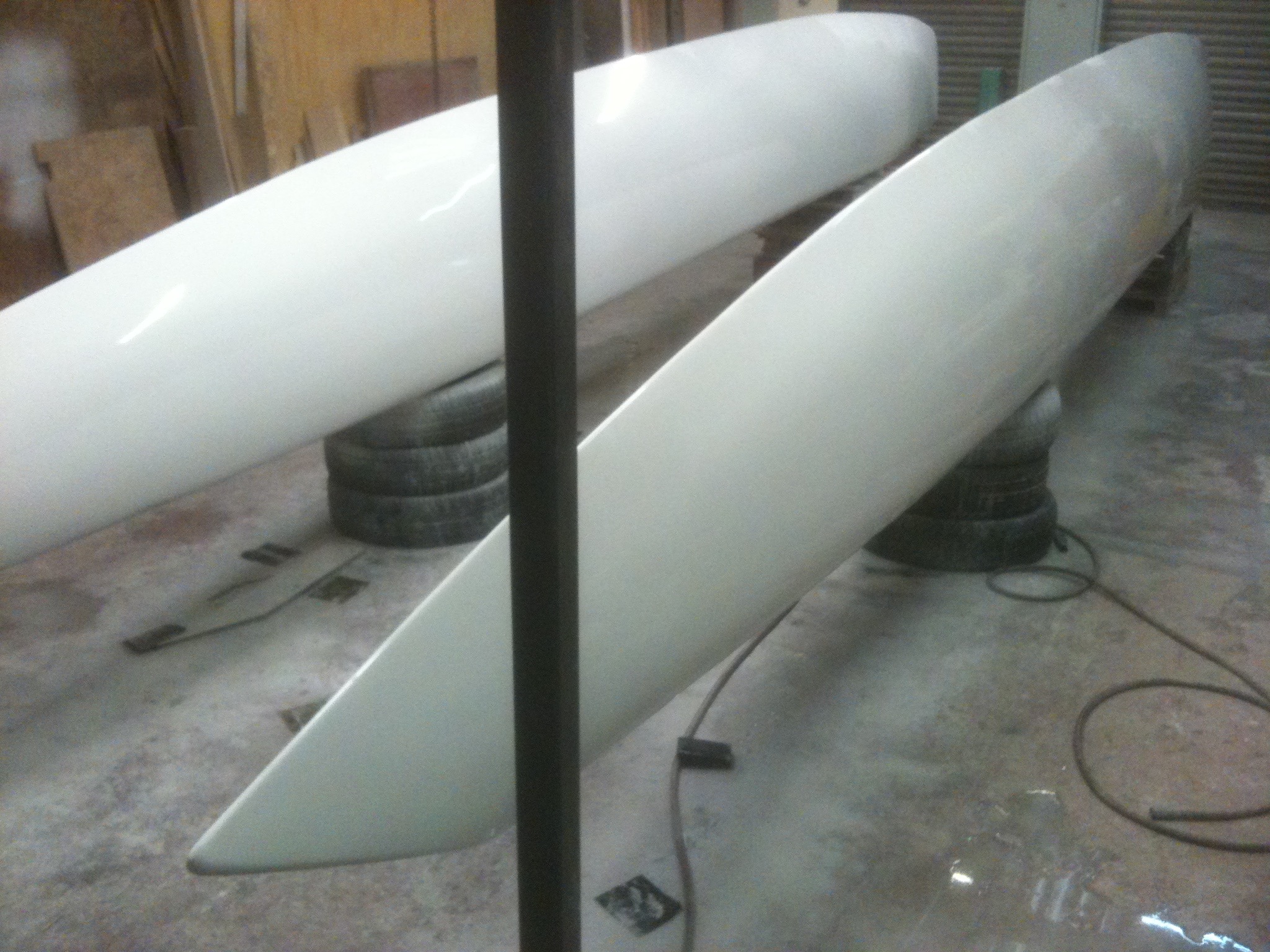 The finished floats (minus the fittings and details) all painted up