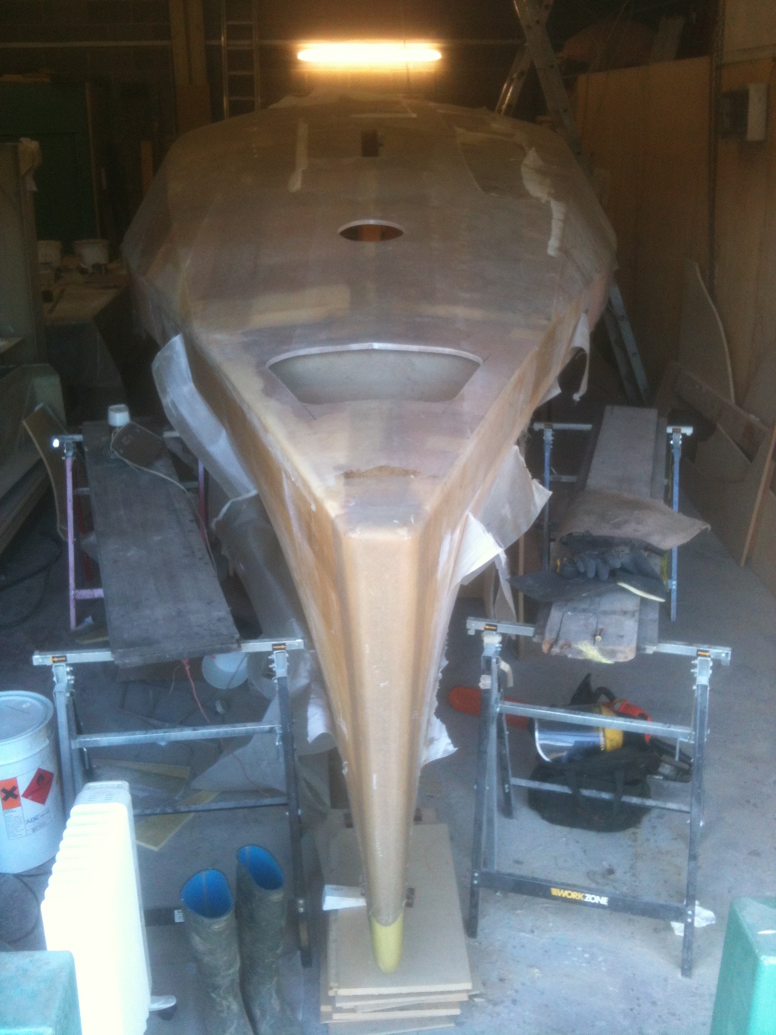 The view from the front