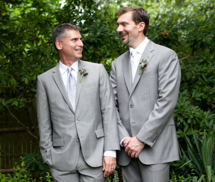 Eric and Jeff:  Backyard Cotuit Wedding