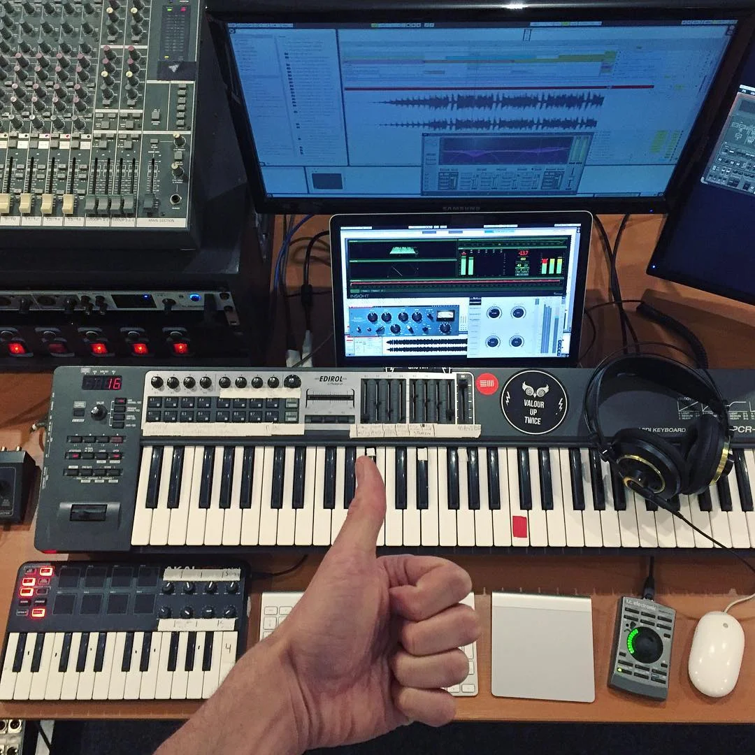What ‘writing music’ can look like.