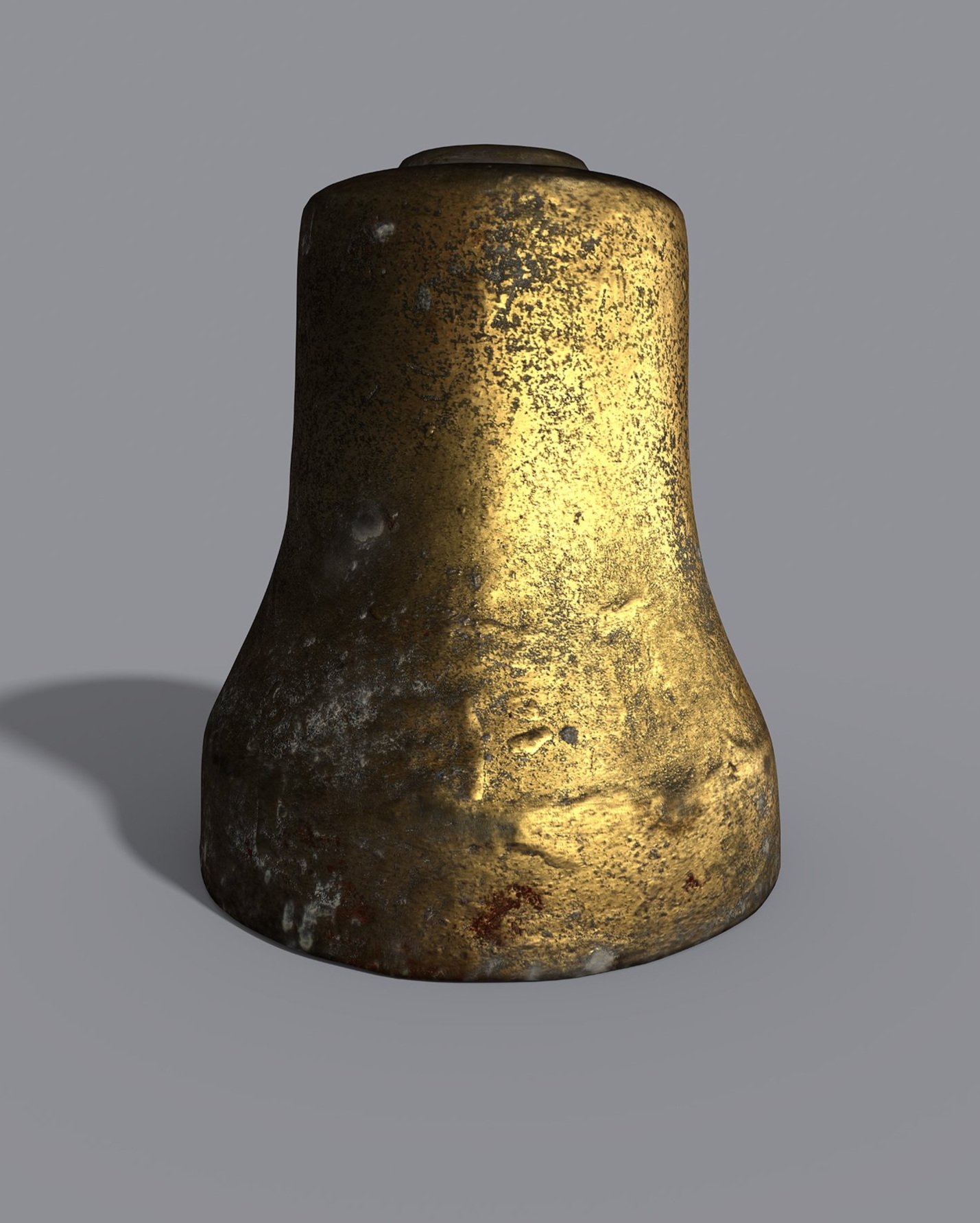 Bell*, 2020, cropped image Scan of a bronze bell 6” x 3” x 3” Numérisation d’une cloche en bronze 6” x 3” x 3”