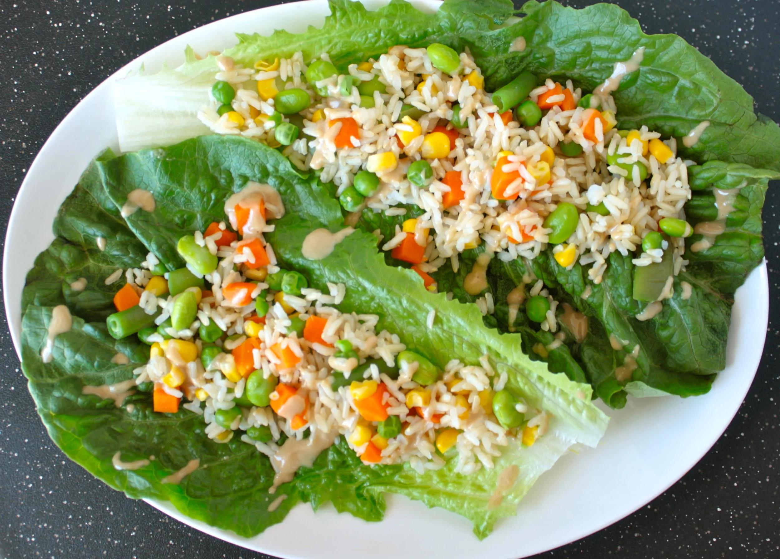 Tahini Romaine Wraps
