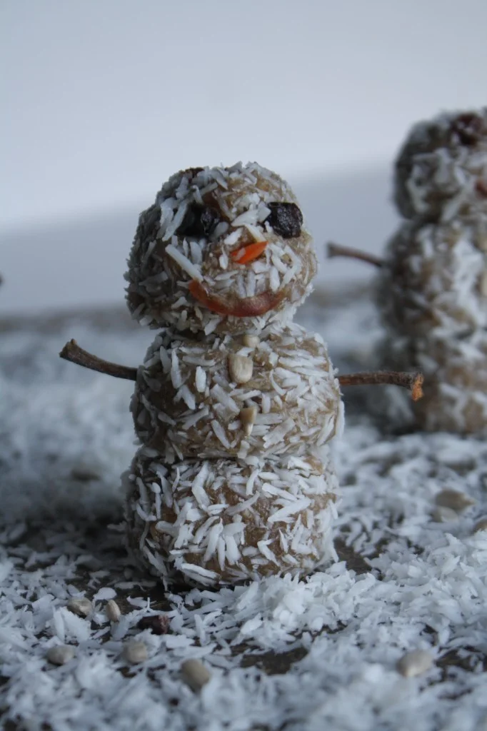 Vegan Coconut Snowman Recipe Create N Plate