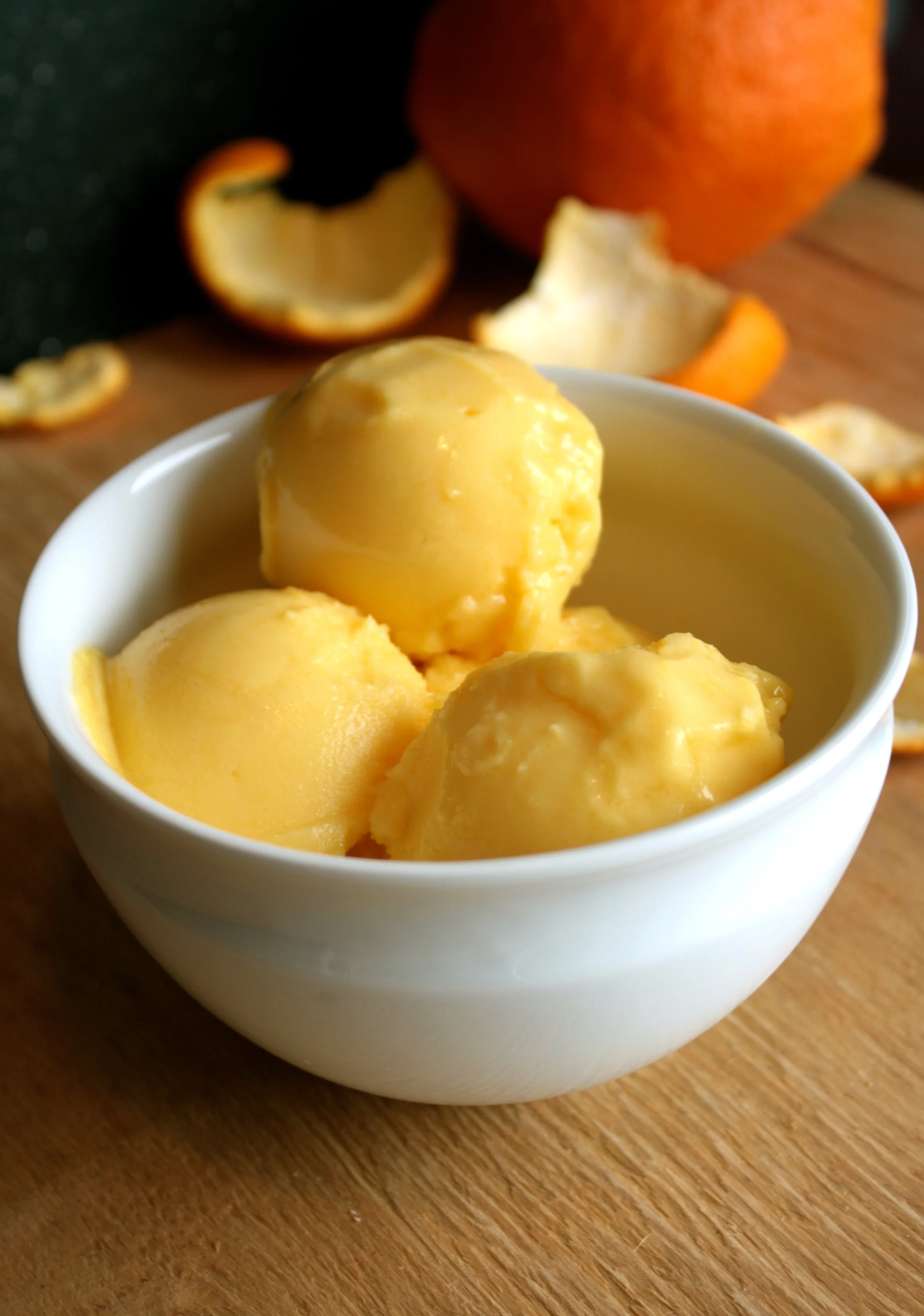 Vegan Orange Sorbet