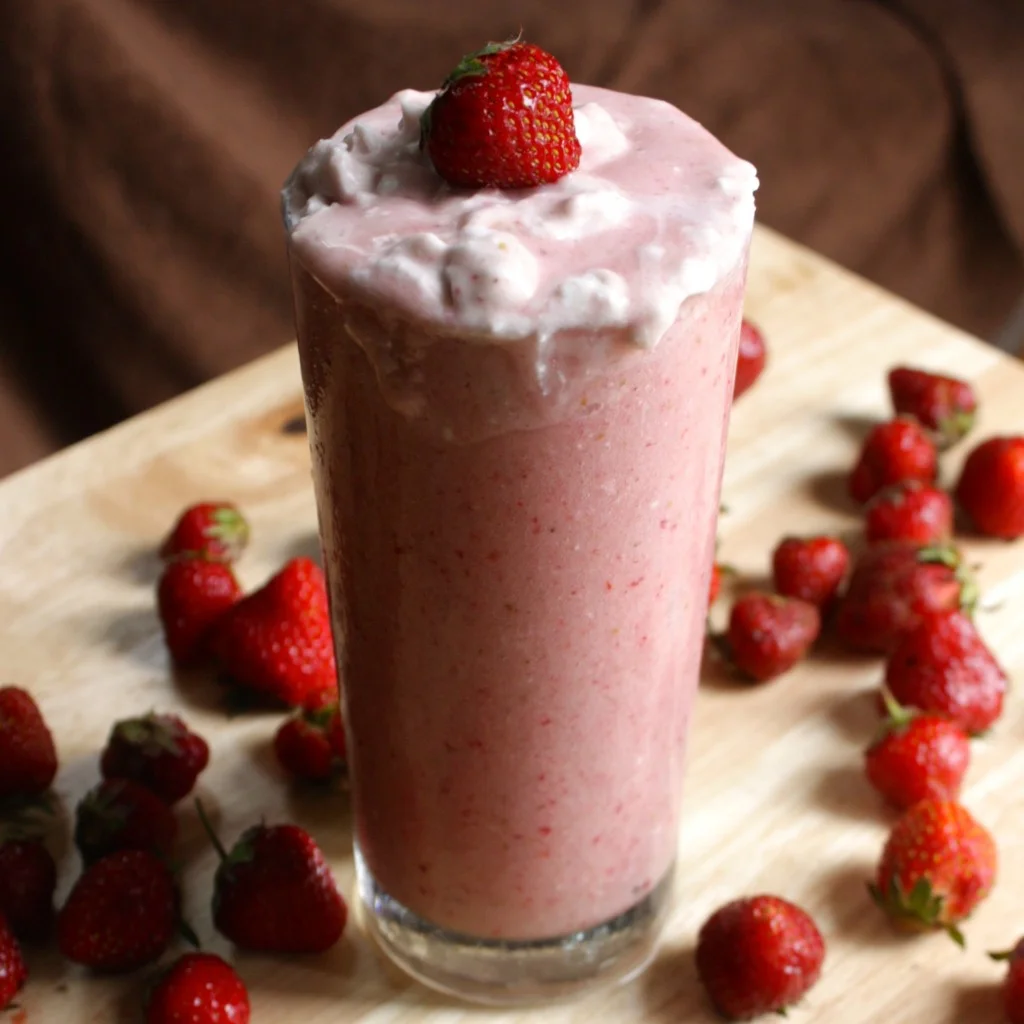 Vegan Strawberry Milkshake