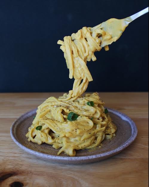 6 Ingredient Pumpkin Alfredo - Vegan